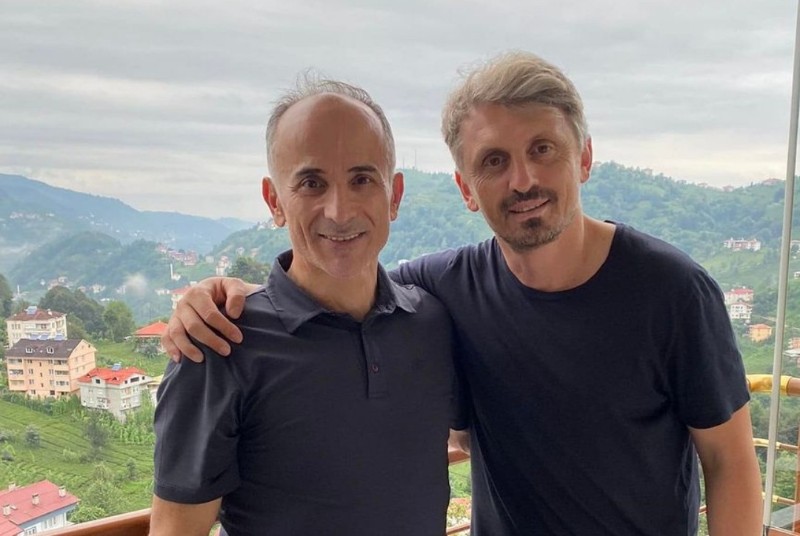 Emrullah Altuncu Trabzonspor teknik adamı Orhan Ak'ı ağırladı