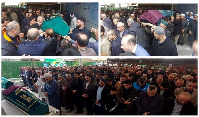 Güngören, Osman Ayar ve Hatun Bulut'u dualarla ebediyete uğurladı