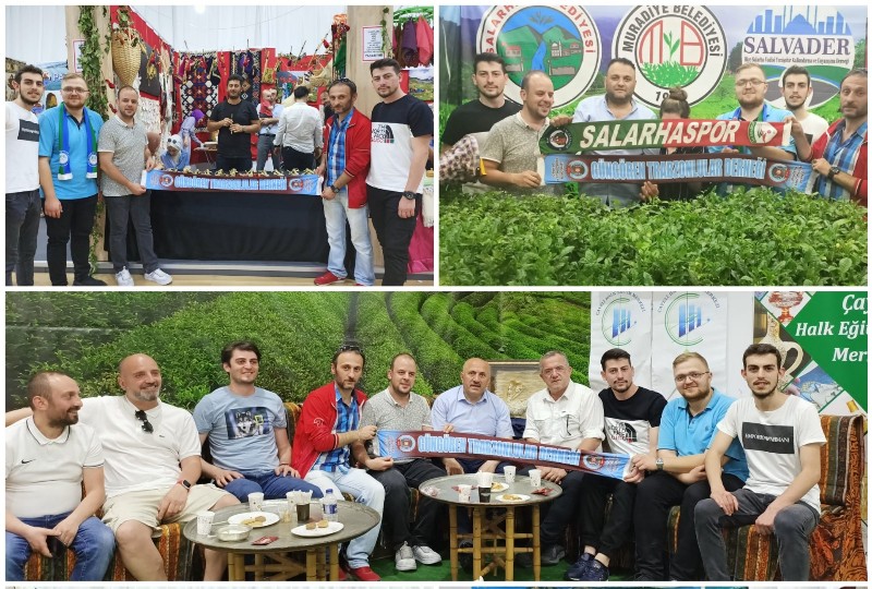 Güngören Trabzon Gençliği Rize Günlerin'de ağırlandılar, tebriklerini ilettiler