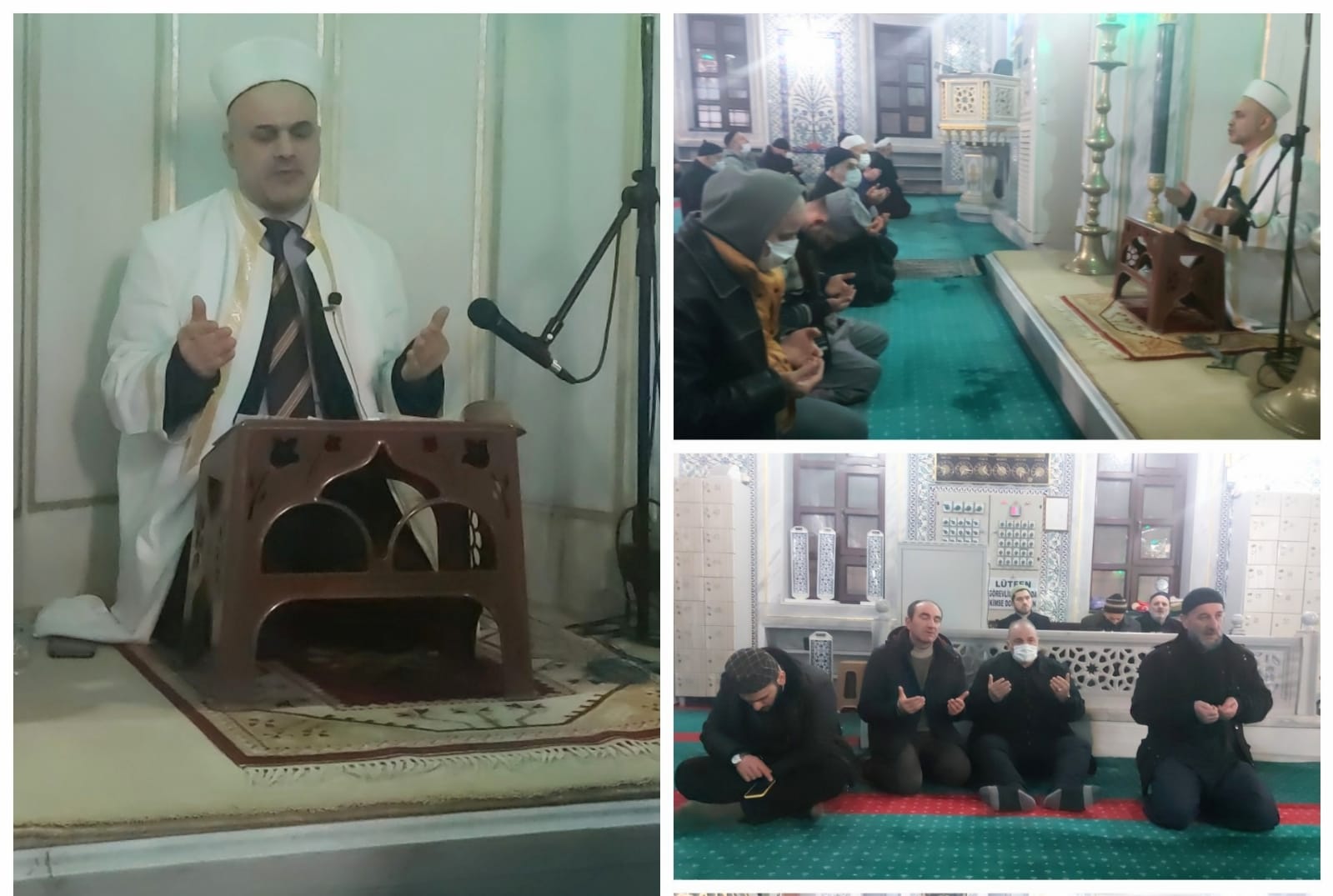 Semaya açılan ellerde edilen dualar Mustafa Cemal Cevahirefendioğlu'nun ruhuna hediye edildi