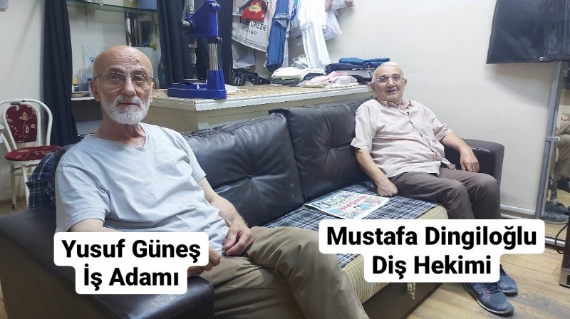 TDF Trabzon şube açılışına ilk tebrik Güngören'den Dr. Mustafa Dingiloğlu ve Yusuf Güneş'ten geldi.
